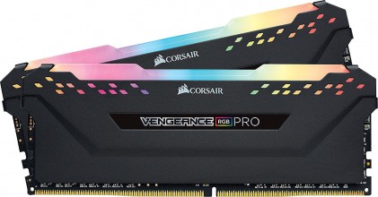 Corsair Vengeance RGB Pro Black 16GB 3200MHz CL16 DDR4 KIT OF 2 CMW16GX4M2C3200C16