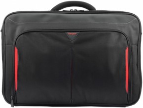 Targus Classic+ Clamshell Laptop Bag 17-18 Black/​Red