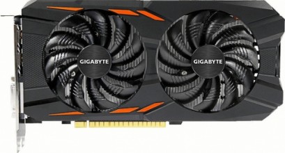 Gigabyte GeForce GTX 1050 Ti Windforce OC 4GB GGDR5 PCIE GV-N105TWF2OC-4GD