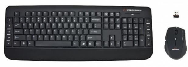 ESPERANZA Wireless Keyboard + Wireless Mouse EK120 USB | 2.4 GHz