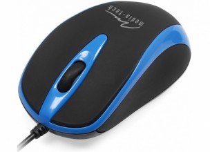 PLANO - Optical mouse 800 cpi, 3 buttons + scrolling wheel, USB interface