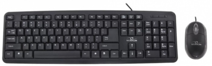TITANUM Wired Keyboard + Mouse Combo TK106 USB | SALEM