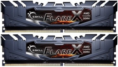 G.SKILL FlareX 16GB 3200MHz CL14 DDR4 DIMM KIT OF 2 F4-3200C14D-16GFX