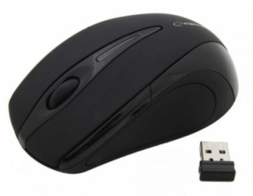 ESPERANZA Wireless Mouse Optical EM101K USB|NANO Output 2,4 GHz|Czarna
