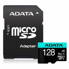 Memory card microSD Premier Pro 128 GB UHS1 U3 V30 A2 + adapter