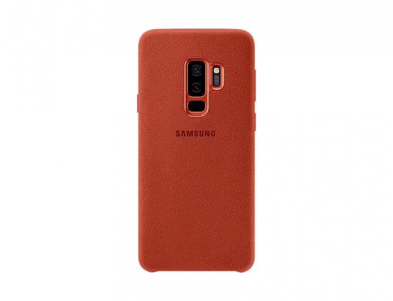 Samsung Alcantara Cover Galaxy S9+ Red