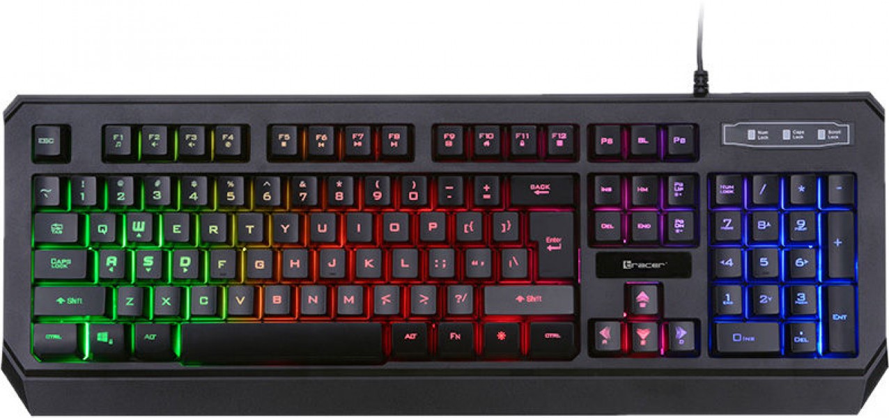 Tracer Battle Heroes Gaming Keyboard Black