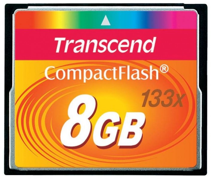 Transcend 8GB Compact Flash 133x