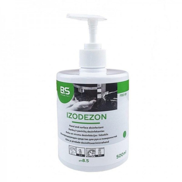 IZODEZON 500мл Дезинфицирующее средство для рук и поверхностей 3 ШТ