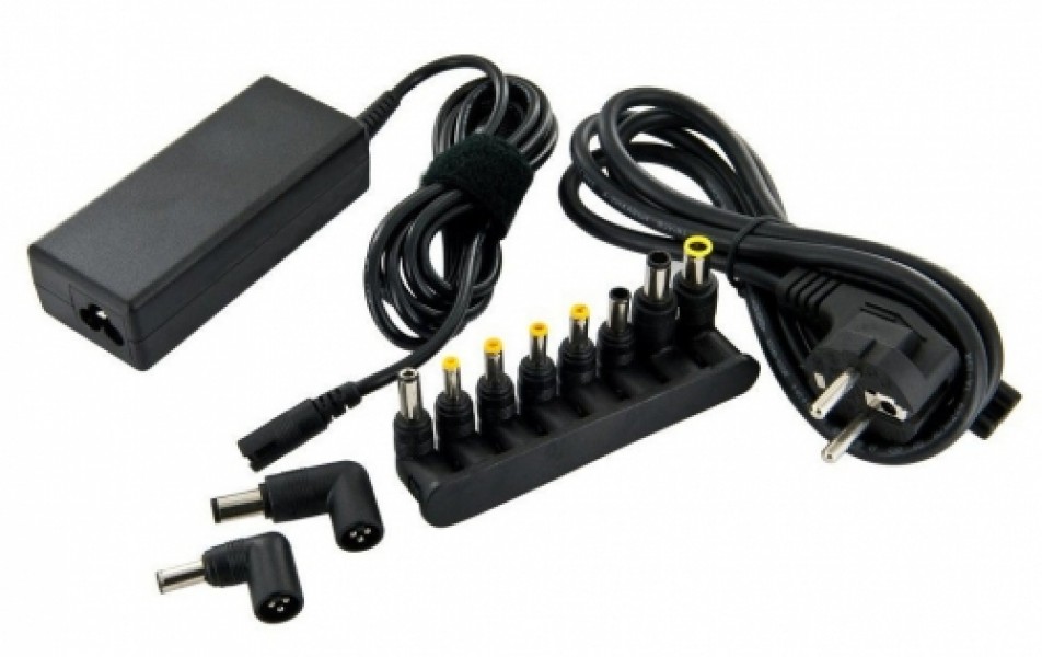 Whitenergy Automatic universal netbook AC adapter 90W, 10 tips