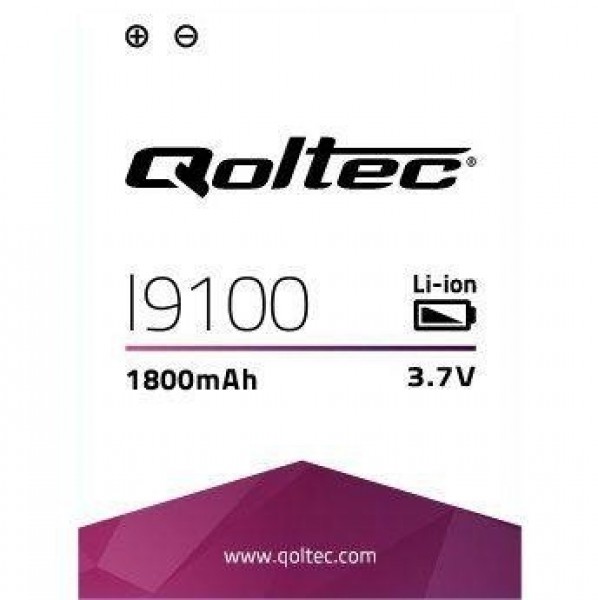 QOLTEC Battery for Samsung Galaxy SII I9100, 1800mAh