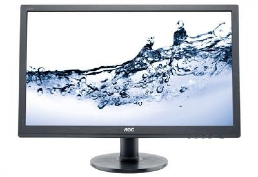AOC Monitor LED e2460Sh 24'' Full HD, 1ms, D-Sub, DVI-D, HDMI, speaker