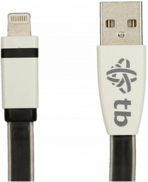 TB Lightning to USB cable, black, MFi