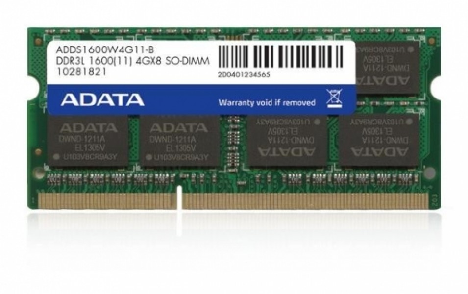 A-Data 4GB 1600MHz DDR3L SO-DIMM CL11 ADDS1600W4G11-R