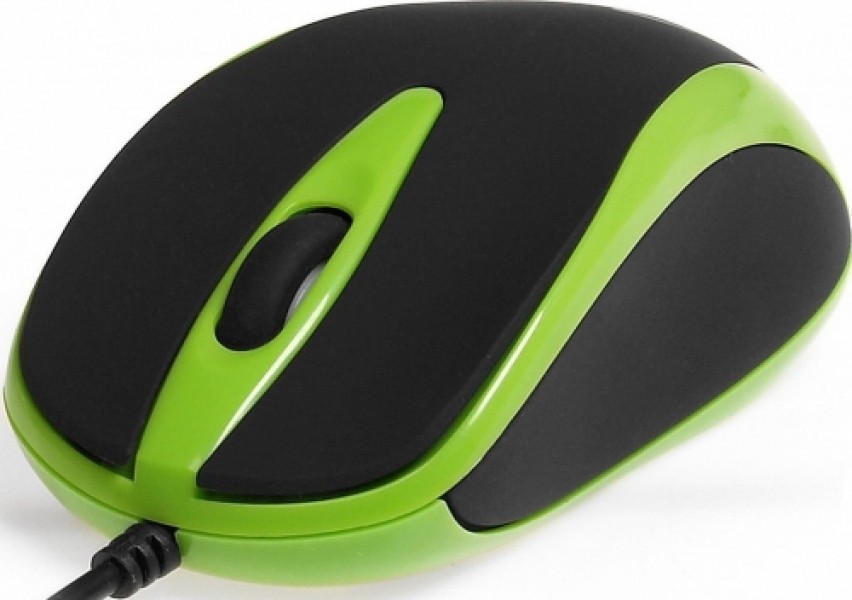 Media-Tech Plano Optical Mouse Black/​Green