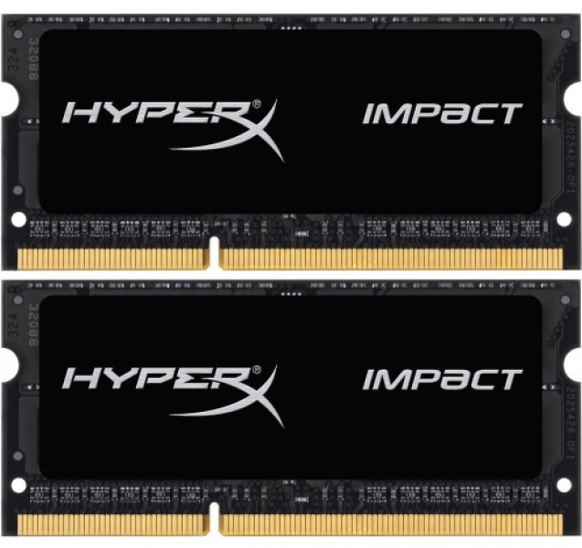 Kingston 16GB 1866MHz DDR3 CL11 HyperX Impact SODIMM KIT OF 2 HX318LS11IBK2/16