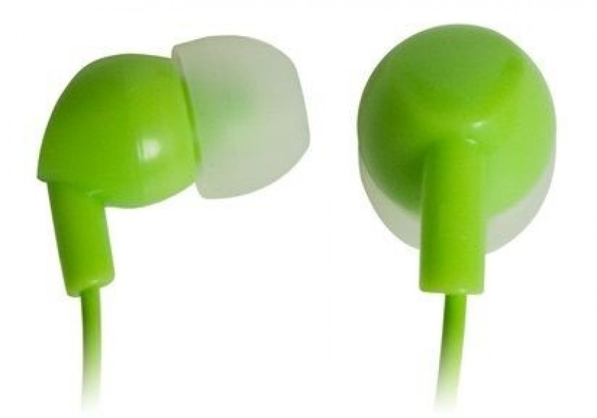 Vakoss Stereo Earphones Silicone Green