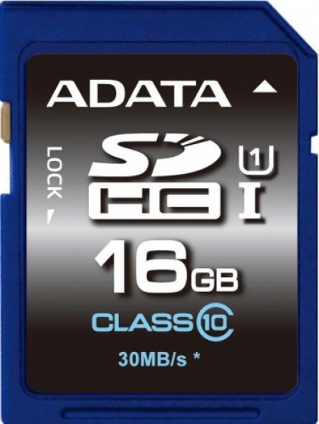 A-Data 16GB SDHC Premier UHS-I U1 Class 10
