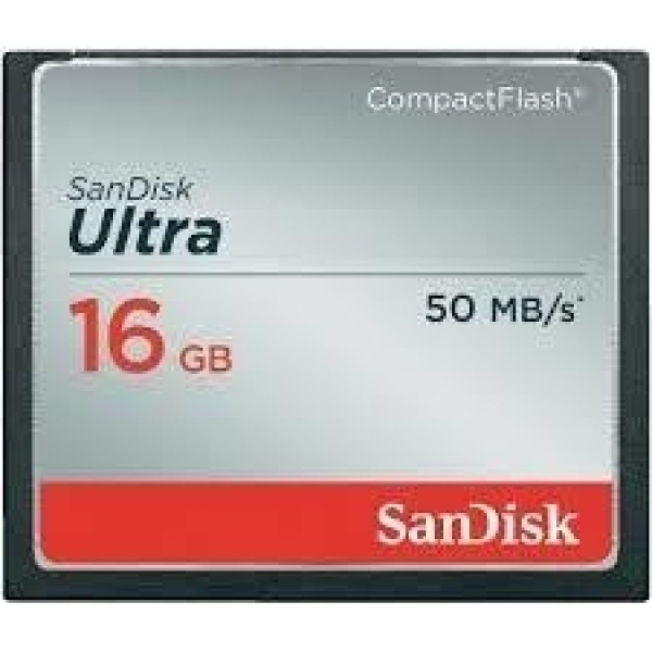 SanDisk Compact Flash Ultra 16GB (transfer up to 50MB/s)