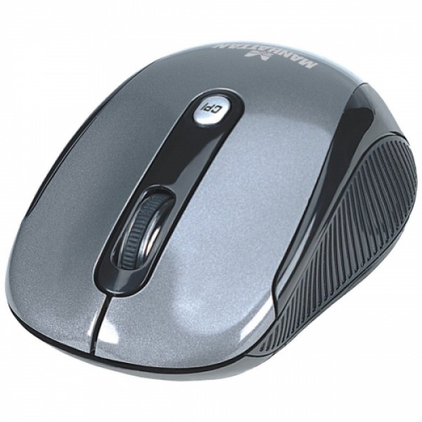 Manhattan Performance Wireless Optical Mouse, USB, 2000 dpi