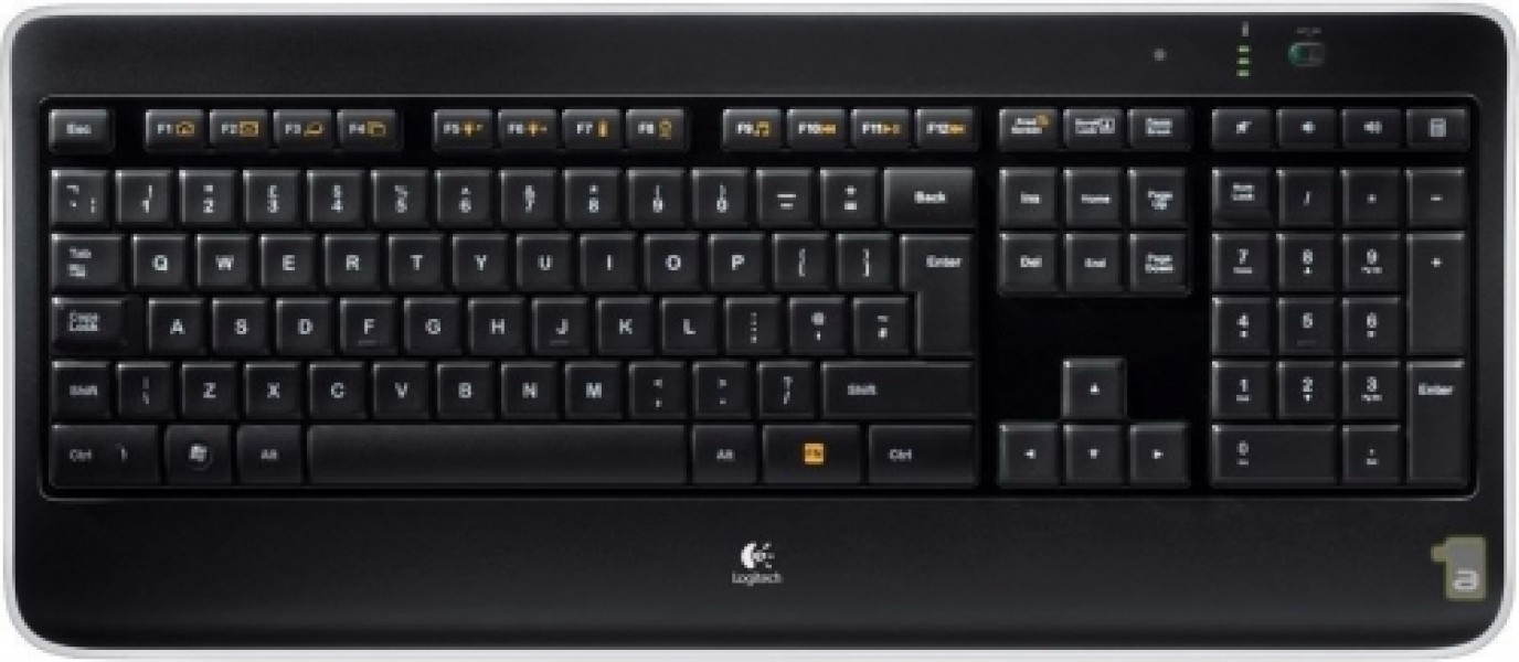 Logitech Wireless Illuminated Keyboard K800, US layout