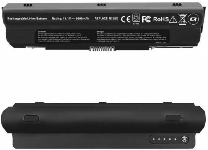 Qoltec Long Life Notebook Battery Dell XPS 14 15 17 L501x | 11.1 V | 6600mAh