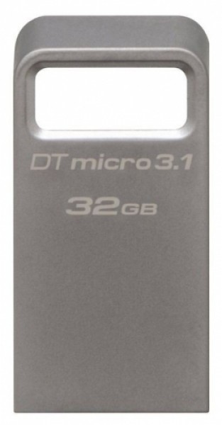 Kingston 32GB DTMicro USB 3.1/3.0 Type-A metal ultra-compact flash drive, EAN: 740617242829