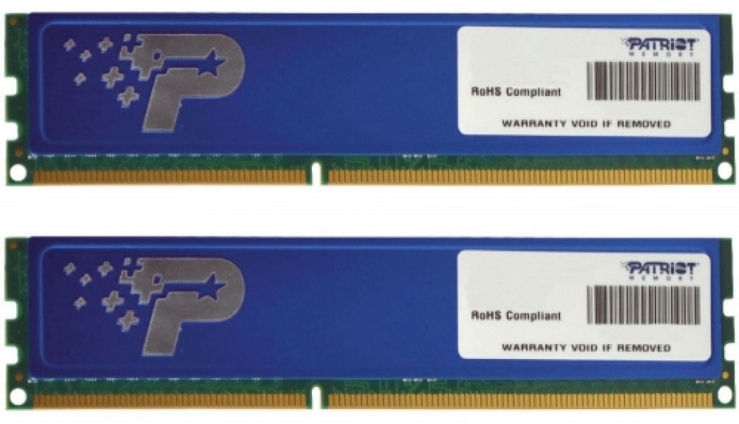 Patriot 8GB 1600MHz DDR3 CL11 DIMM KIT OF 2 PSD38G1600KH