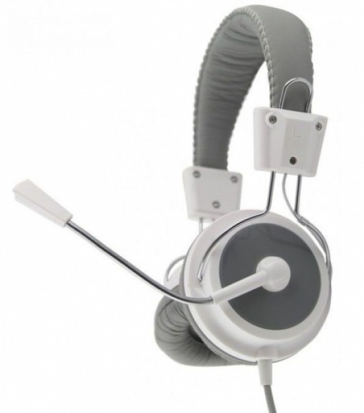 ESPERANZA Stereo Headset with microphone and volume control EAGLE EH154W WHITE