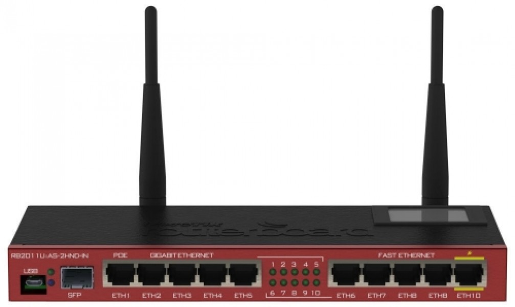 Mikrotik router RB2011UiAS-2HnD-IN ( Wi-Fi)