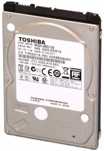 Toshiba MQ 1TB 5400RPM SATA2 8MB PX1829E-1HJ0