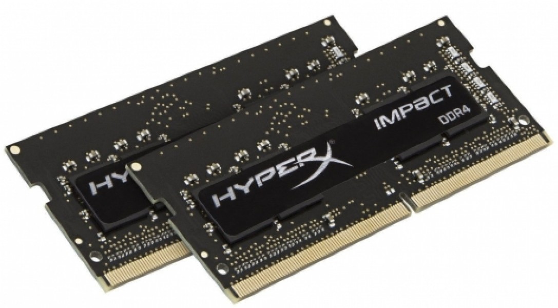 Kingston 32GB 2400MHz DDR4 CL14 SODIMM HyperX Impact KIT OF 2 HX424S14IBK2/​32