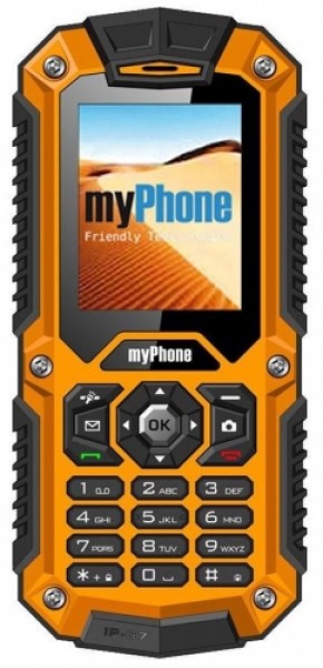 MyPhone HAMMER Dual Sim Black/Orange