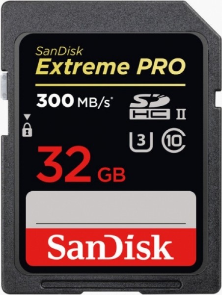 SanDisk SDHC 32GB Extreme Pro UHS-II 300MB/s