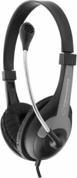 ESPERANZA Stereo Headset with microphone and volume control EH158K