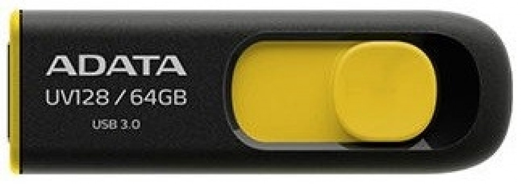 A-Data DashDrive UV128 64GB USB 3.0 Black/​Yellow