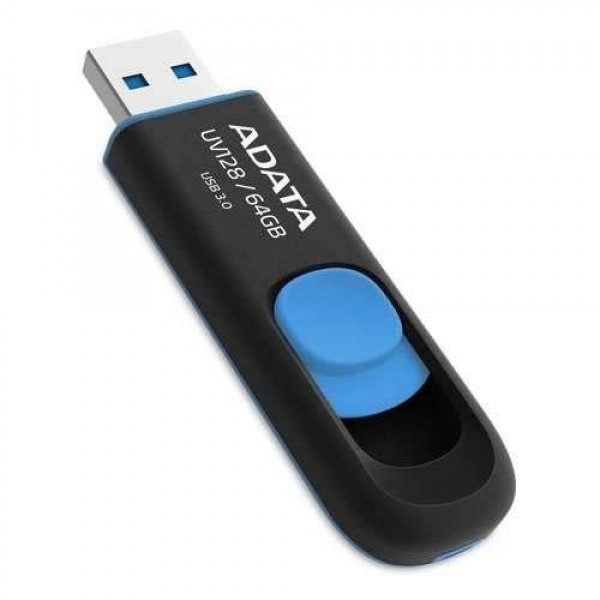 A-Data DashDrive UV128 64GB USB 3.0 Black/​Blue