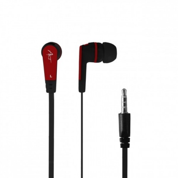 Earphones with microphone S2C black-red smartphone /Mp3/tablet