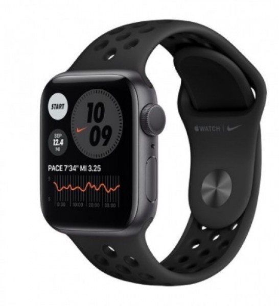 Watch Nike Series 6 GPS, 44mm Space Gray Aluminium Case with Anthracite/Black Nike Sport Band - Regular
