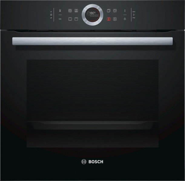 Bosch Serie 8 HBG633NB1 oven Electric 71 L 3600 W Black A+