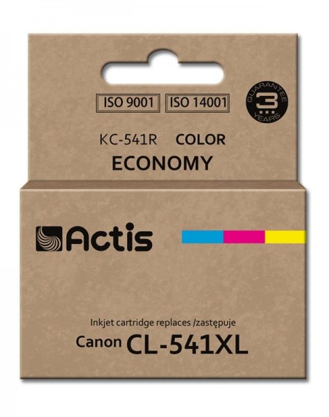 Actis colour ink cartridge for Canon printer (Canon CL-541XL replacement) standard