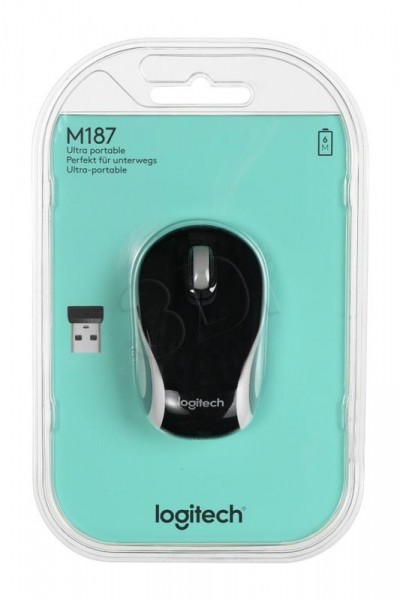 LOGITECH Wireless Mini Mouse M187 black