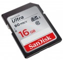 SanDisk Ultra SDHC memory card 16GB Class 10 UHS-I, Read: up to 80MB/s