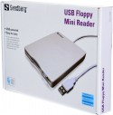 Sandberg 133-50 USB Floppy Mini Reader White