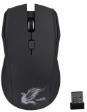 Natec wireless optical silent mouse BLACKBIRD (1600DPI/nano rec./2,4GHz)
