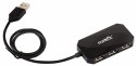 Natec USB HUB 4-Port LOCUST USB 2.0, Black