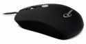 Optical mouse Gembird MUS-102 1600 DPI, USB, Black, 1.5m cable length