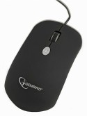 Optical mouse Gembird MUS-102 1600 DPI, USB, Black, 1.5m cable length