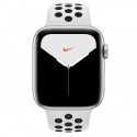 Watch Nike Series 5 GPS + Cellular, 44mm Silver Aluminium Case with Pure Platinum/Black Nike Sport Band - S/M & M/L