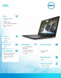 Notebook VOSTRO 3591 Win10Pro i3-1005G1/256/8/INT